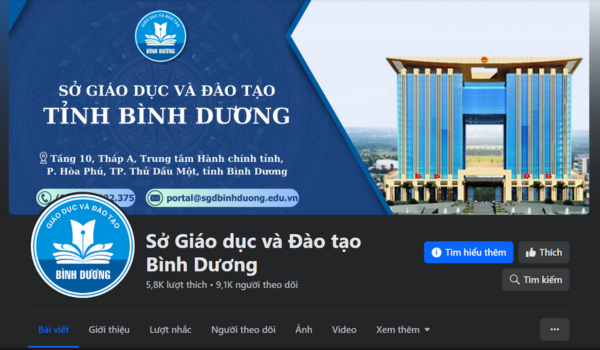 ĐỊA CHỈ SỞ GIÁO DỤC & ĐÀO TẠO BÌNH DƯƠNG