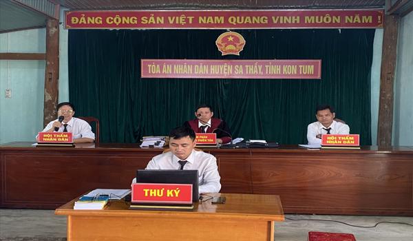 Mẫu đơn khởi kiện tại tòa án nhân dân huyện Sa Thầy Tỉnh Kon Tum mới nhất năm 2024.