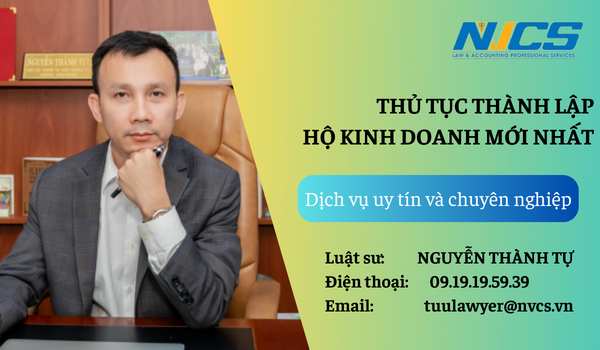 THỦ TỤC THÀNH LẬP HỘ KINH DOANH NĂM 2024