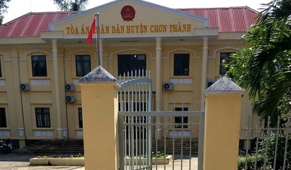 Mẫu đơn khởi kiện tại tòa án nhân dân huyện Chơn Thành, tỉnh Bình Phước