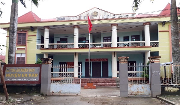 ĐỊA CHỈ TÒA ÁN NHÂN DÂN  HUYỆN EA KAR TỈNH ĐẮK LẮK