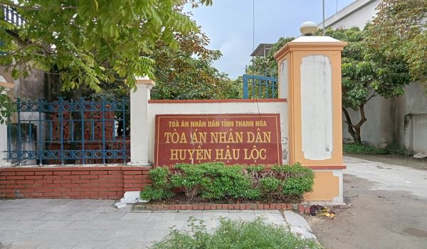 Mẫu đơn khởi kiện tại tòa án nhân dân huyện Hậu Lộc Tỉnh Thanh Hóa mới nhất năm 2024