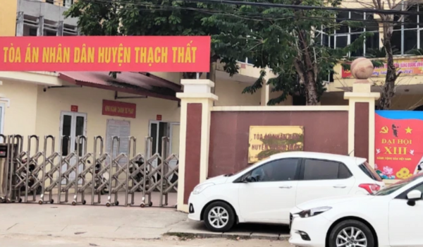 ĐỊA CHỈ TÒA ÁN NHÂN DÂN HUYỆN THẠCH THẤT THÀNH PHỐ HÀ NỘI  