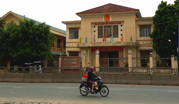 ĐỊA CHỈ TÒA ÁN NHÂN DÂN  HUYỆN TƯ NGHĨA TỈNH QUẢNG NGÃI