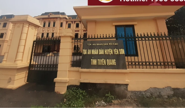 Mẫu đơn khởi kiện tại tòa án nhân dân huyện Yên Sơn Tỉnh Tuyên Quang mới nhất năm 2024