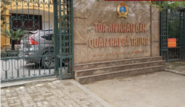 ĐỊA CHỈ TÒA ÁN NHÂN DÂN QUẬN HAI BÀ TRƯNG THÀNH PHỐ HÀ NỘI  