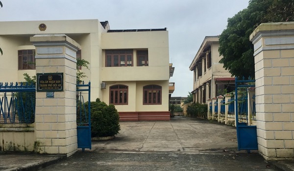 ĐỊA CHỈ TÒA ÁN NHÂN DÂN  THÀNH PHỐ HỘI AN TỈNH QUẢNG NAM