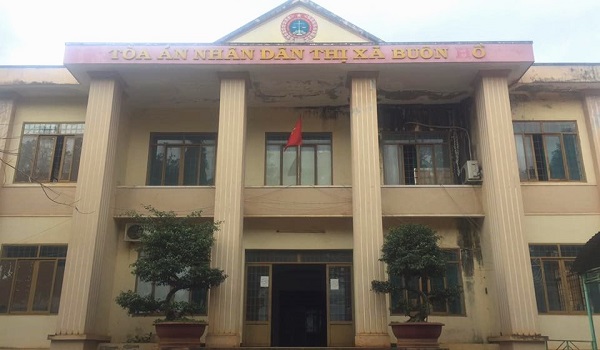 Mẫu đơn khởi kiện tại tòa án nhân dân huyện Buôn Hồ tỉnh Đăk Lăk mới nhất năm 2024