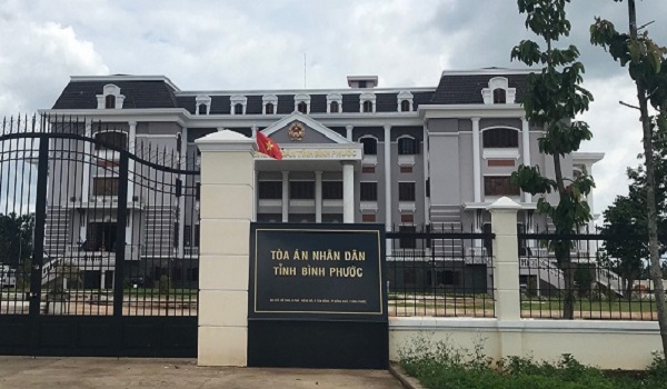 Mẫu đơn khởi kiện tại tòa án nhân dân tỉnh Bình Phước