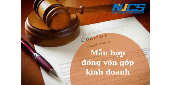 Mẫu hợp đồng góp vốn công ty