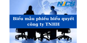Biểu mẫu phiếu biểu quyết công ty TNHH