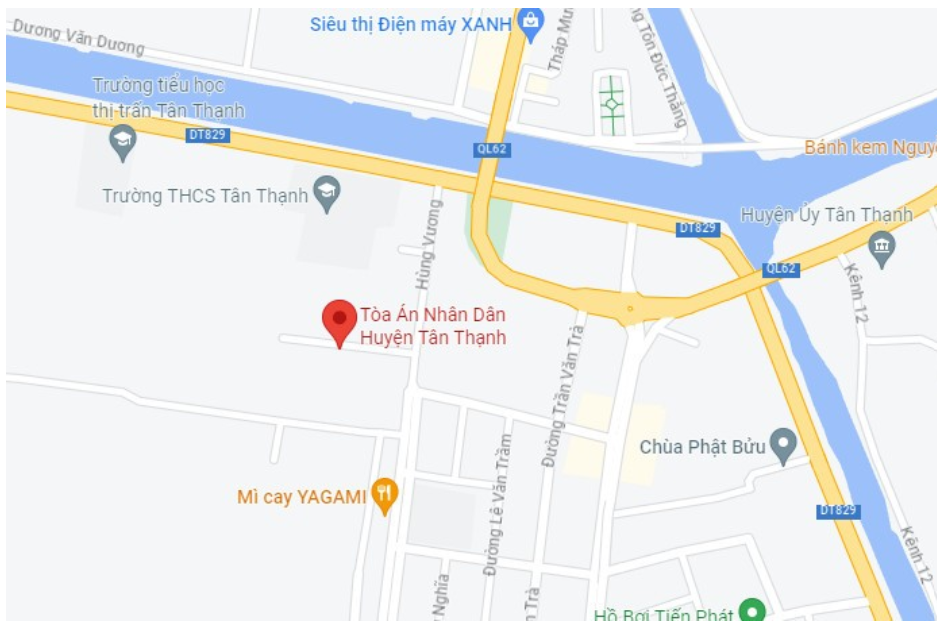 Mẫu đơn khởi kiện tại Toà án nhân dân huyện Tân Thạnh
