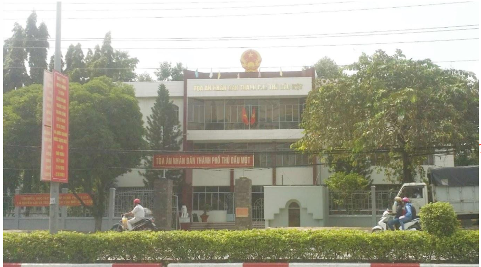 Mẫu đơn khởi kiện tại Toà án nhân dân Thành phố Thủ Dầu Một