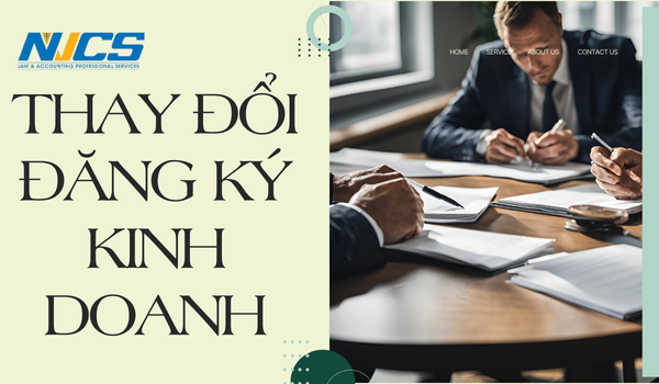 THAY ĐỔI ĐĂNG KÝ KINH DOANH